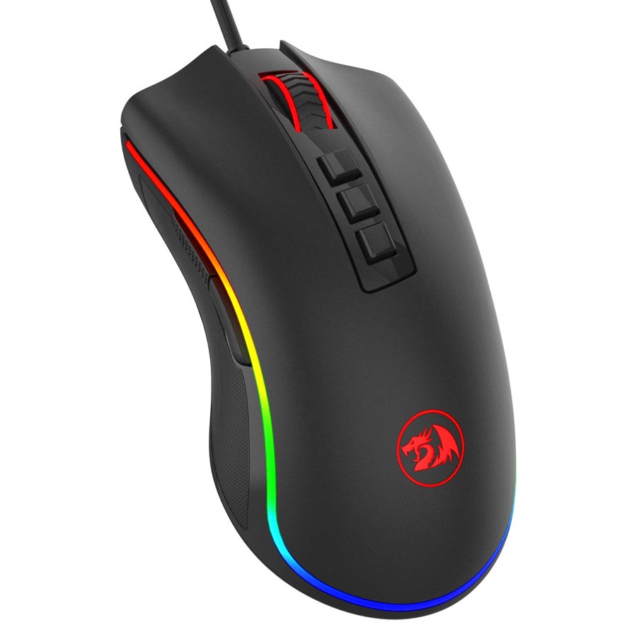 REDRAGON M711 Cobra Gaming Mouse With 16.8 Million Rgb, 10,000 Dpi Adjustable, 7 Programmable Buttons 0